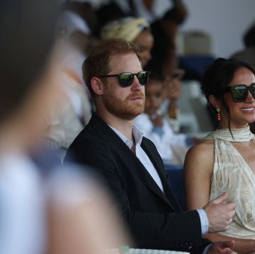 britains prince harry l, duke of sussex, and britains meghan r, duchess of sussex, attend a charity polo game at the ikoyi polo club in lagos on may 12, 2024 as they visit nigeria as part of celebrations of invictus games anniversary photo by kola sulaimon afp photo by kola sulaimonafp via getty images