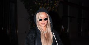 new york, new york may 09 rihanna is seen in manhattan on may 09, 2024 in new york city photo by robert kamaugc images