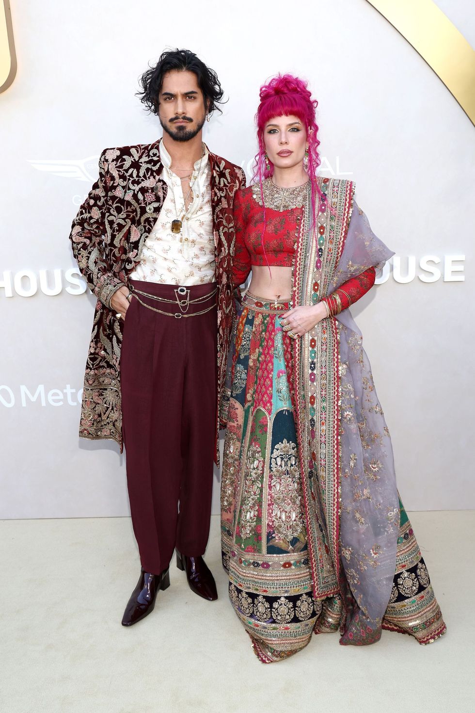 los angeles, california may 11 l r avan jogia and halsey attend gold gala 2024 at the music center on may 11, 2024 in los angeles, california photo by tommaso boddigetty images for gold house