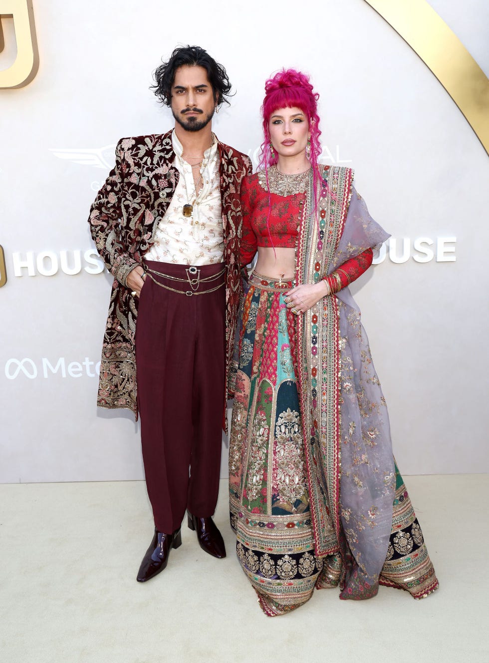 los angeles, california may 11 l r avan jogia and halsey attend gold gala 2024 at the music center on may 11, 2024 in los angeles, california photo by tommaso boddigetty images for gold house