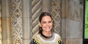 new york, new york may 14 katie holmes attends the american ballet theatre spring gala at cipriani 42nd street on may 14, 2024 in new york city photo by james devaneygc images