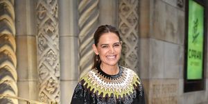 katie holmes wears black gown to the american ballet theatre spring gala