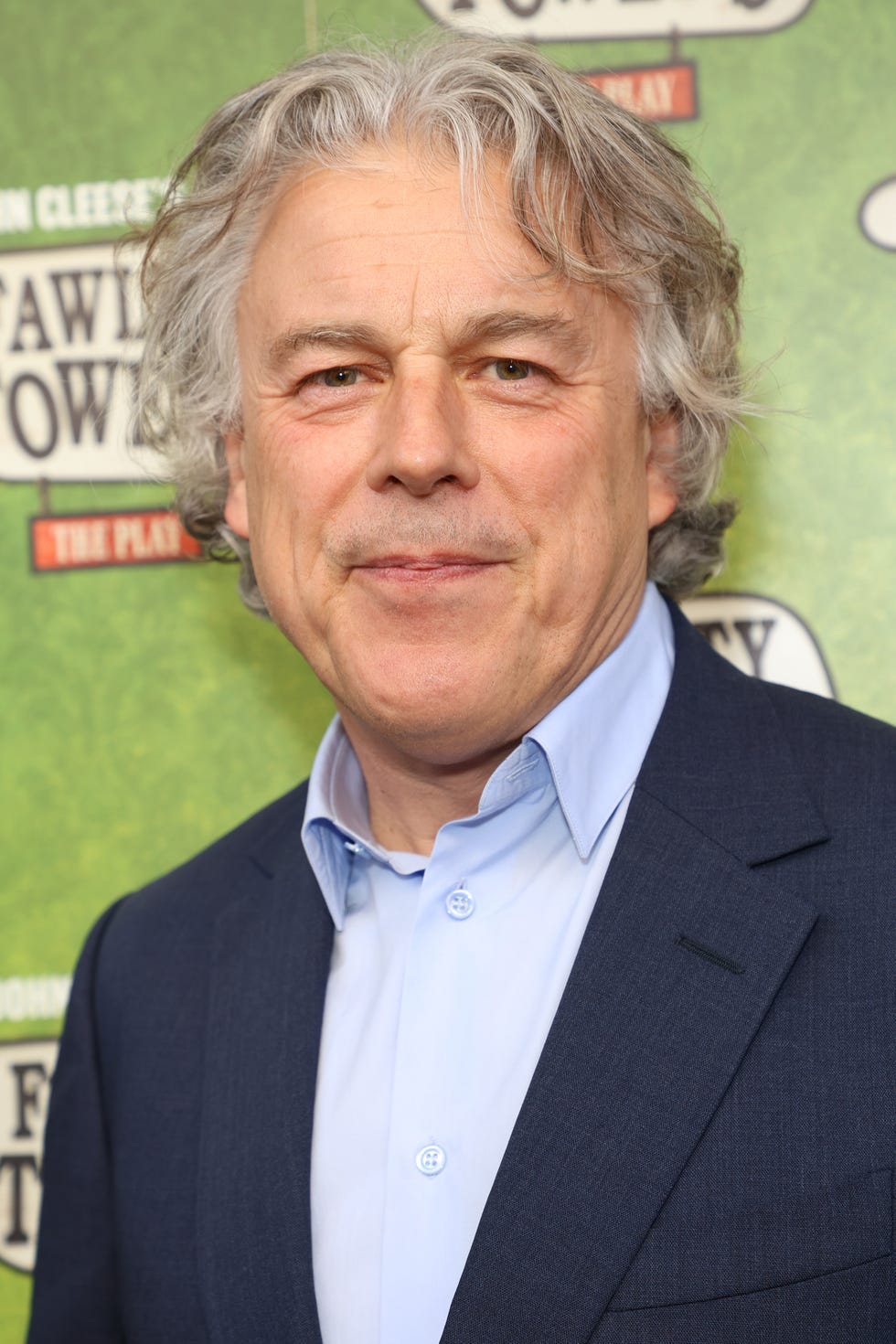 london, england may 15: alan davies attends the gala opening night of fawlty towers: the play at the apollo theatre on may 15, 2024 in london, england. (photo by lia toby/getty images)