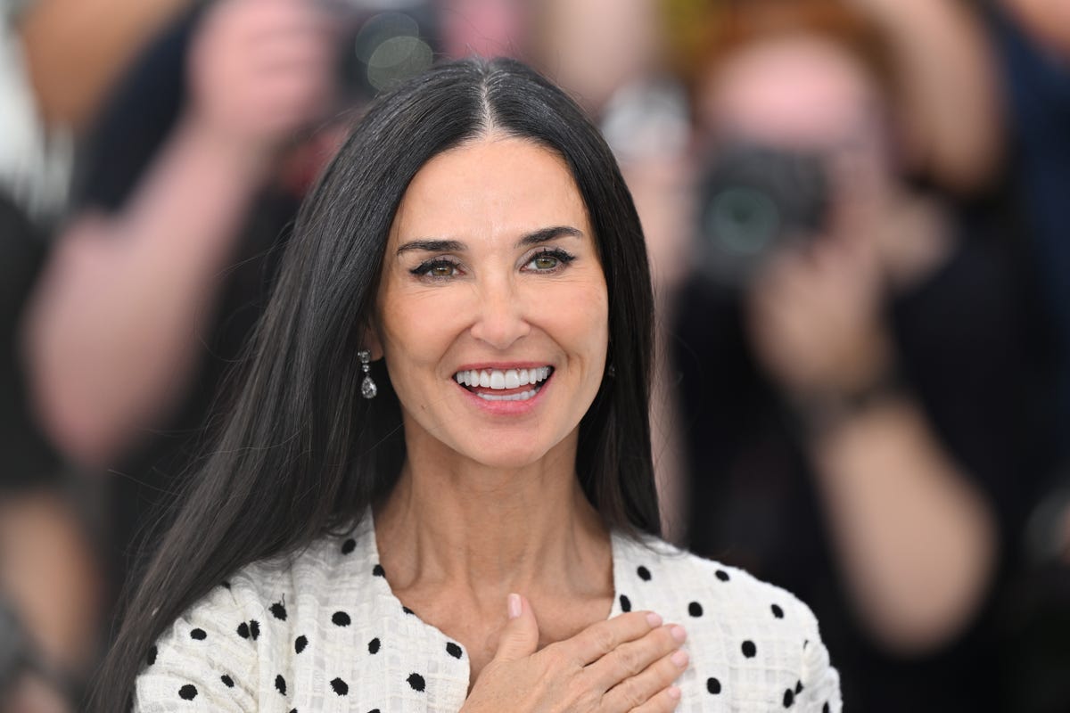 Demi Moore wins the chicest look at Cannes