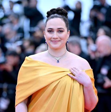 cannes, france may 17 lily gladstone attends the kinds of kindness red carpet at the 77th annual cannes film festival at palais des festivals on may 17, 2024 in cannes, france photo by lionel hahngetty images