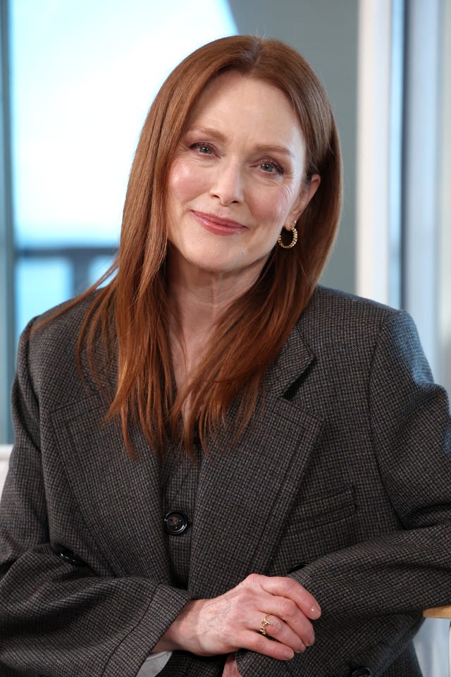 cannes, france may 19 julianne moore attends the women in motion with julianne moore photocall at the 77th annual cannes film festival at majestic hotel on may 19, 2024 in cannes, france photo by pascal le segretaingetty images