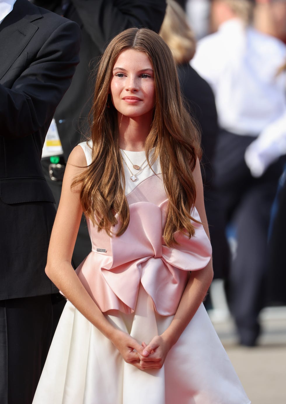 cannes, france may 19 marlowe sturridge attends the horizon an american saga red carpet at the 77th annual cannes film festival at palais des festivals on may 19, 2024 in cannes, france photo by mike marslandwireimage