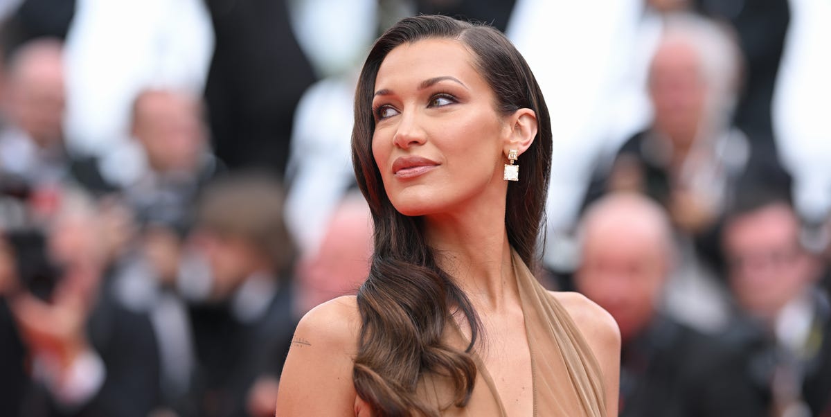 Bella Hadid Cannes 2024 Daring Laurent Dress 