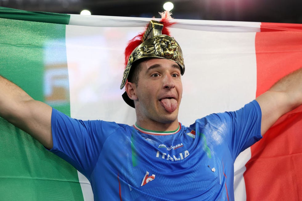 leonardo fabbri, primo nel lancio del peso