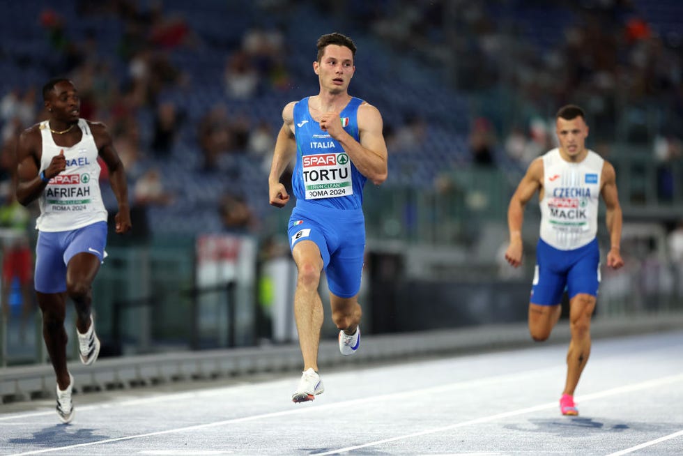 ottima prova per filippo tortu nella semifinale dei 200 metri