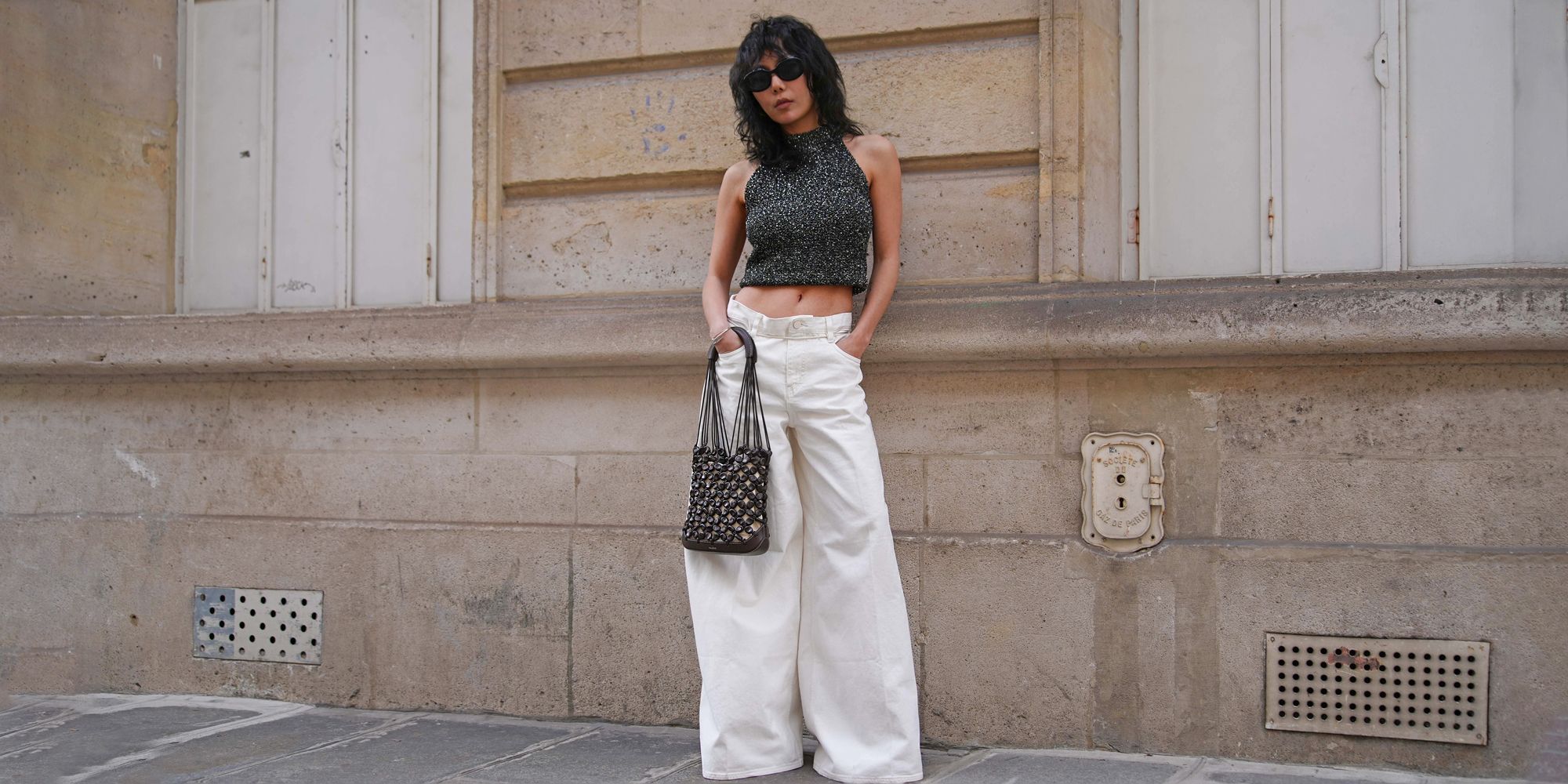 Best tops for wide leg pants best sale