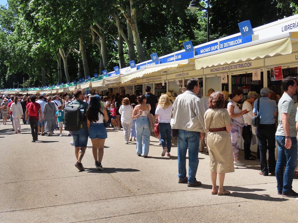 madrid, spain june 02: a view of the madrid´s book fair at retiro park on june 02, 2024, in madrid, spain. (photo by cristina arias/cover/getty images)