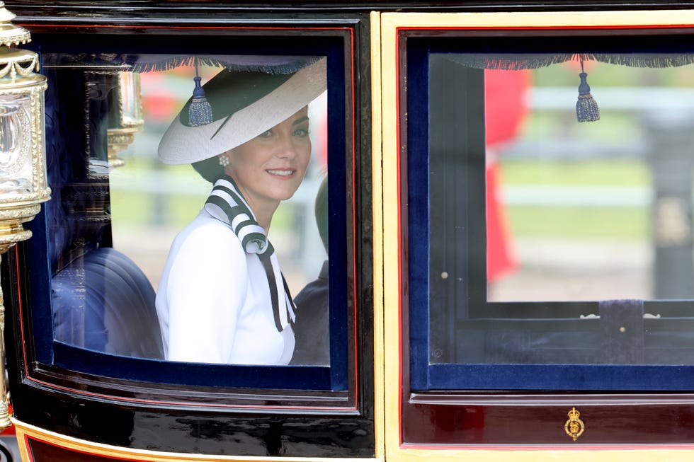 kate middleton at trooping the colour 2024