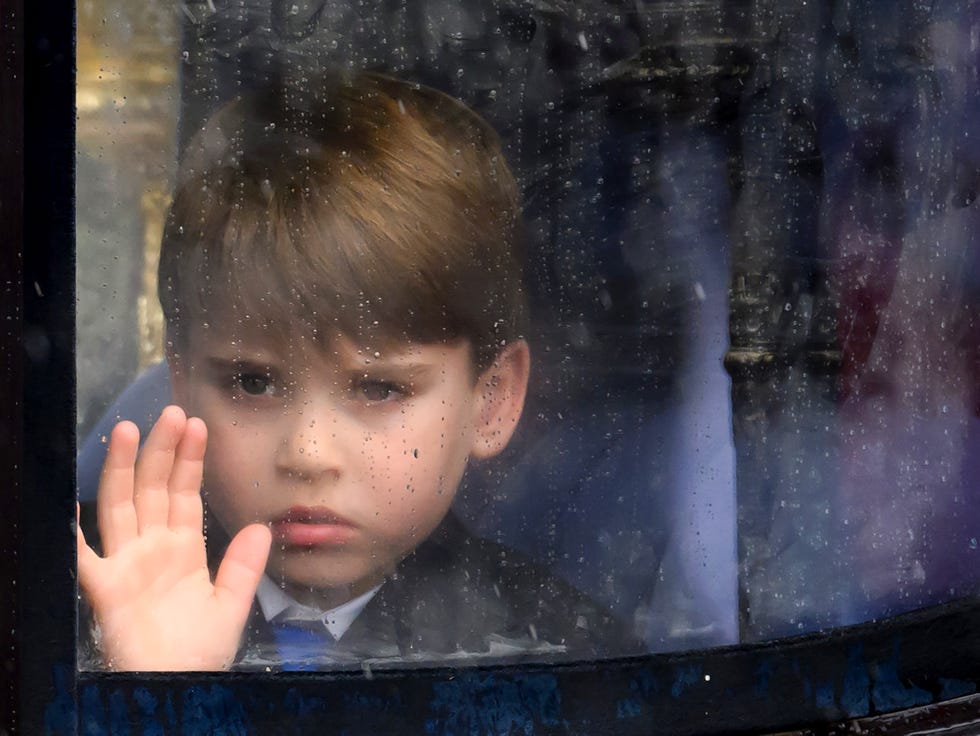london, england june 15 prince louis of wales during trooping the colour on june 15, 2024 in london, england trooping the colour is a ceremonial parade celebrating the official birthday of the british monarch the event features over 1,400 soldiers and officers, accompanied by 200 horses more than 400 musicians from ten different bands and corps of drums march and perform in perfect harmony photo by karwai tangwireimage