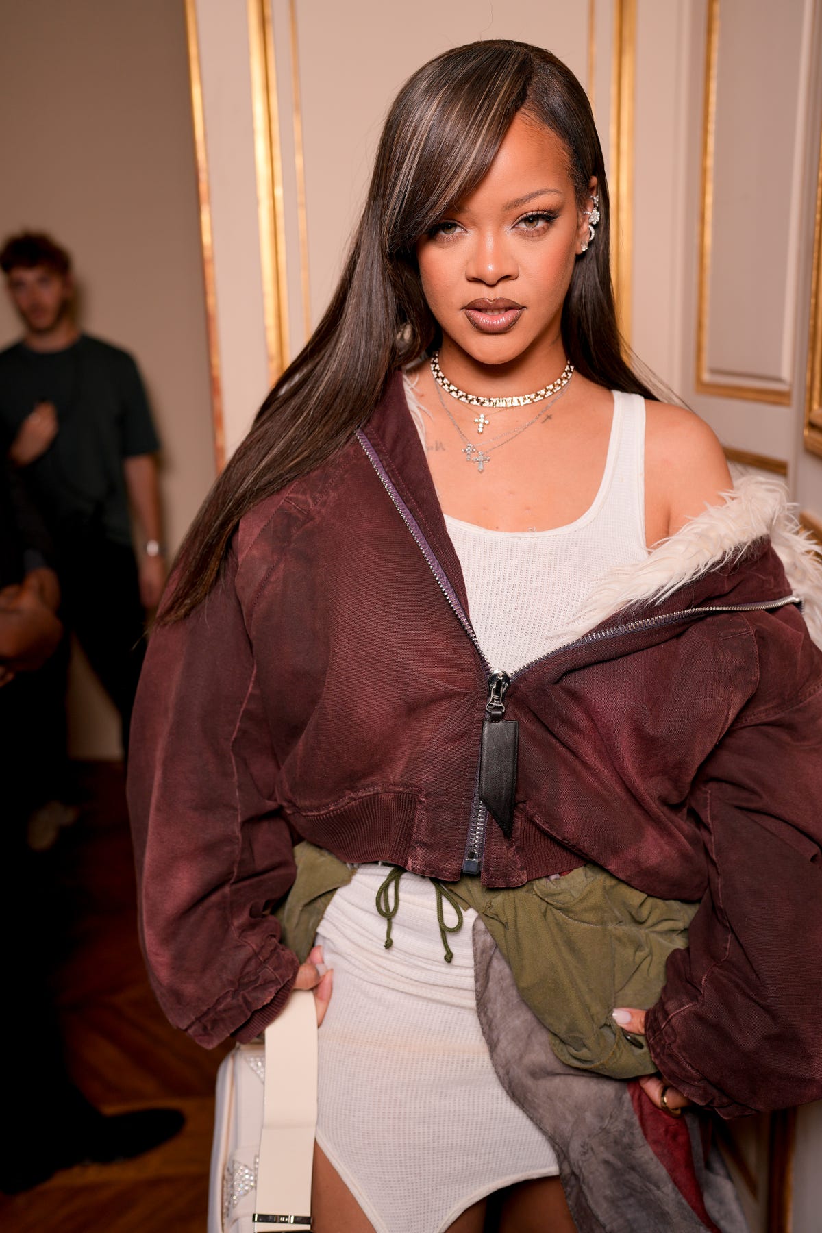 Rihanna reveals natural skin texture and pores in makeup-free photos