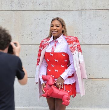 paris, france june 24 serena williams attends the thom browne haute couture fallwinter 2024 2025 show as part of paris fashion week on june 24, 2024 in paris, france photo by jacopo raulegetty images