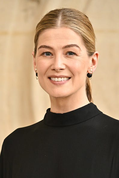 pride and prejudice cast then and now rosamund pike paris, france june 24 editorial use only for non editorial use please seek approval from fashion house rosamund pike attends the christian dior haute couture fallwinter 2024 2025 show as part of paris fashion week on june 24, 2024 in paris, france photo by stephane cardinale corbiscorbis via getty images