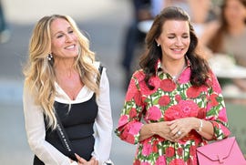 sarah jessica parker black white shirt dress