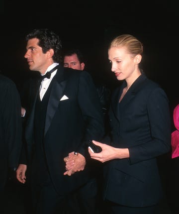 married american couple publisher john f kennedy jr 1960 1999 and publicist carolyn bessette kennedy 1966 1999 attend the municipal art societys jacqueline kennedy onassis medal awards gala in honor of robert de niro at 440 lafayette street, new york, new york, march 4, 1997 photo by ron galella, ltdron galella collection via getty images