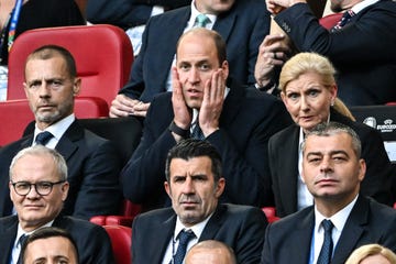 dusseldorf l r aleksander ceferin, president of uefa, prince william of wales in the stands during the uefa euro 2024 quarter final match between england and switzerland at the dusseldorf arena on july 6, 2024 in dusseldorf, germany anp  hollandse hoogte  gerrit van cologne photo by anp via getty images