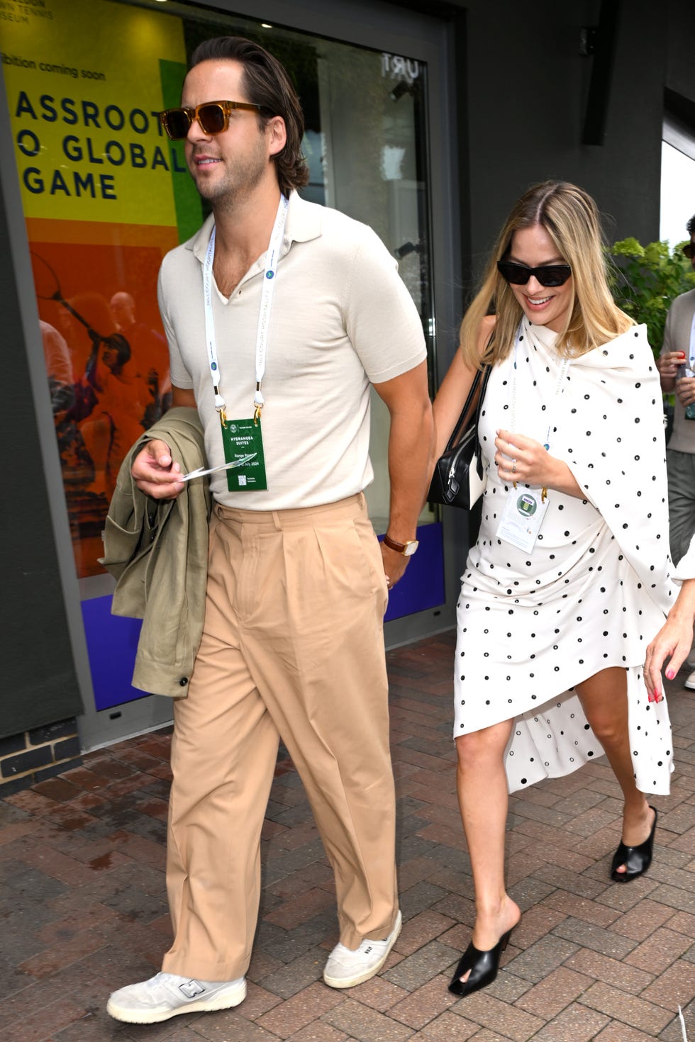 margot robbie at wimbledon