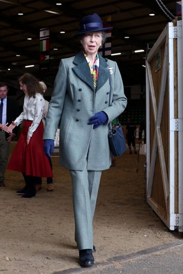 gloucester, england july 12 princess anne, princess royal visits the riding for the disabled association rda national championships at hartpury university and hartpury college on july 12, 2024 in gloucester, england the rda is celebrating its 55th anniversary this year her royal highness has been the patron of the rda since november 1971 and assumed the role of president in march 1986 photo by cameron smithgetty images