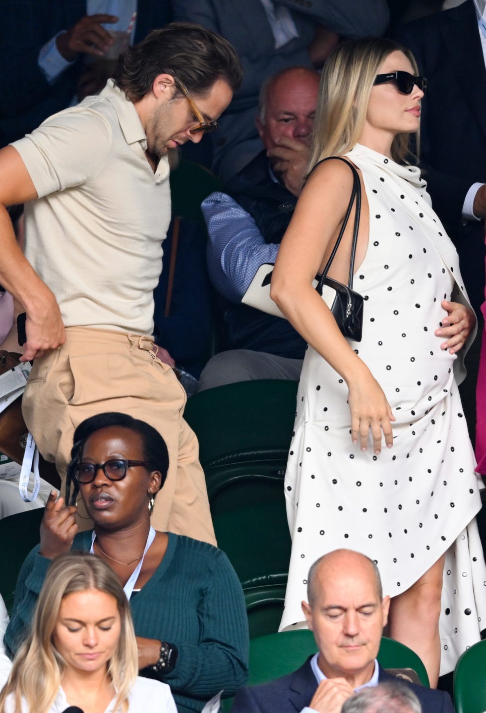 margot robbie at wimbledon