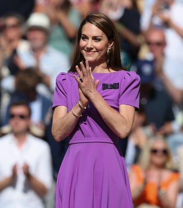 london, england july 14 catherine princess of wales during day fourteen of the championships wimbledon 2024 at all england lawn tennis and croquet club on july 14, 2024 in london, england photo by rob newell camerasport via getty images