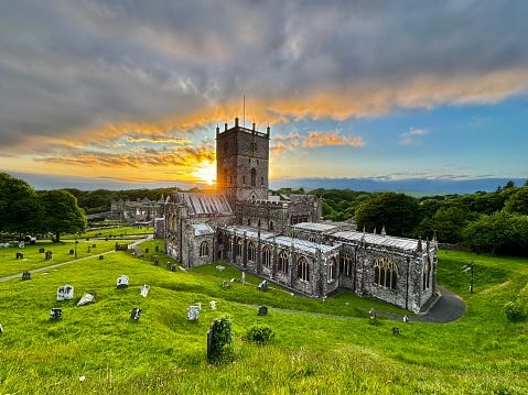 touring the historic city of st davids, pembrokeshire, wales, united kingdom june 2024
