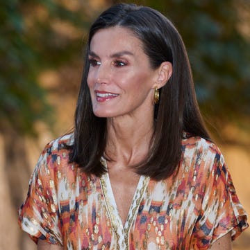 Spanish Royals Host Dinner For Authorities In Palma De Mallorca palma de mallorca, spain july 29 queen letizia of spain hosts a dinner for authorities at the marivent palace on july 29, 2024 in palma de mallorca, spain photo by carlos alvarezgetty images