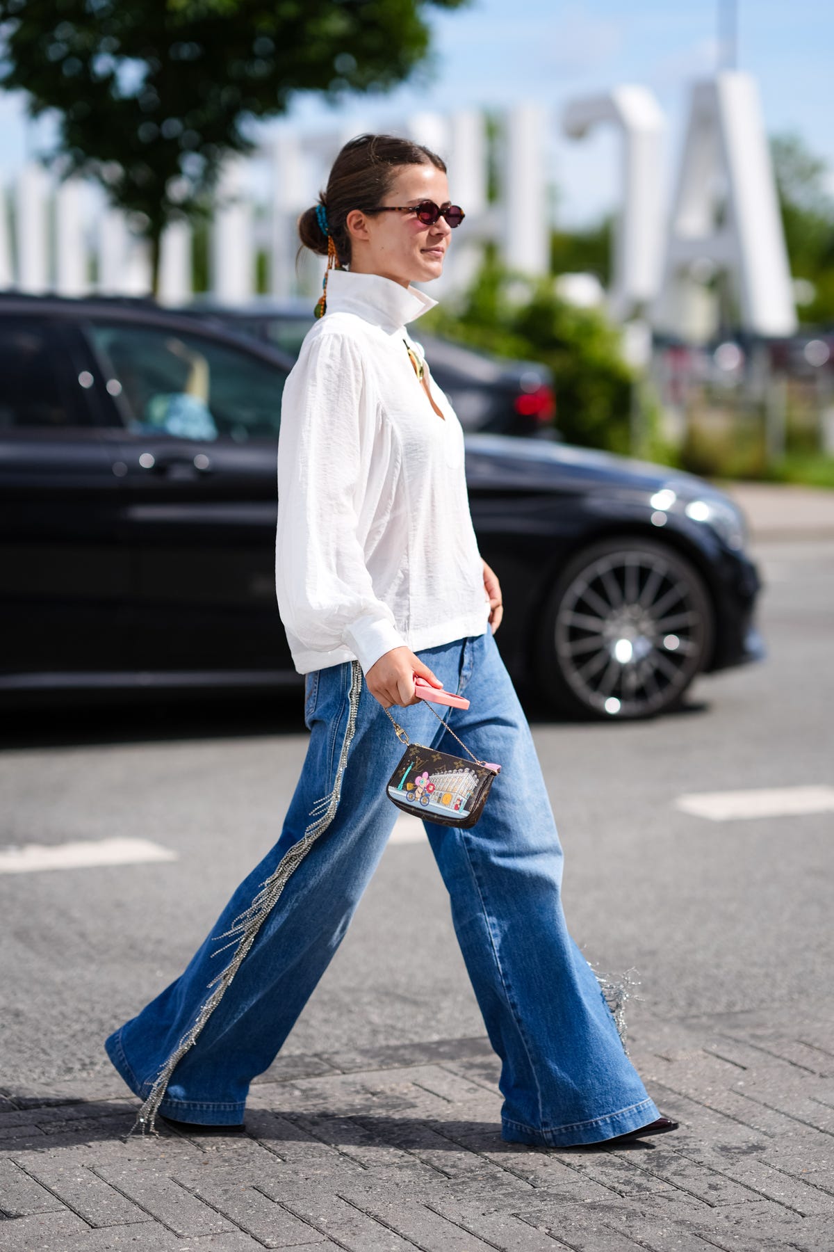 Embellished Jeans Are The Dramatic Denim Trend We Deserve