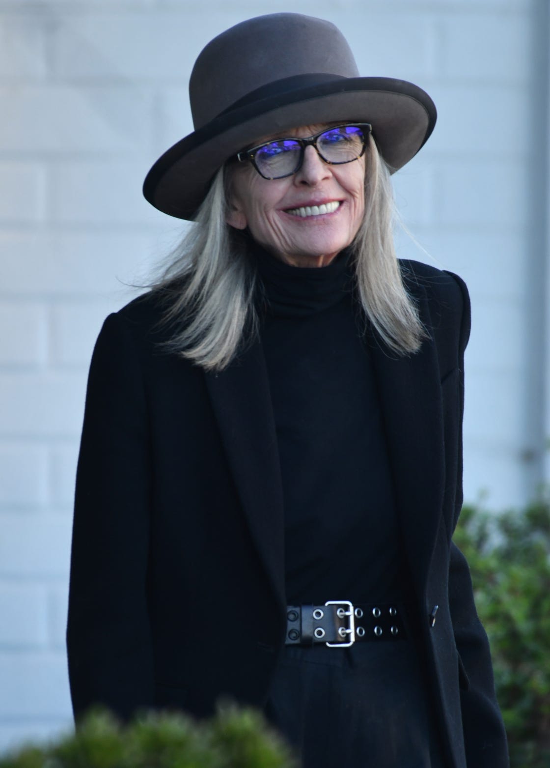 brentwood, california august 20: diane keaton is seen on august 20, 2024 in brentwood, california. (photo by london entertainment/gc images)