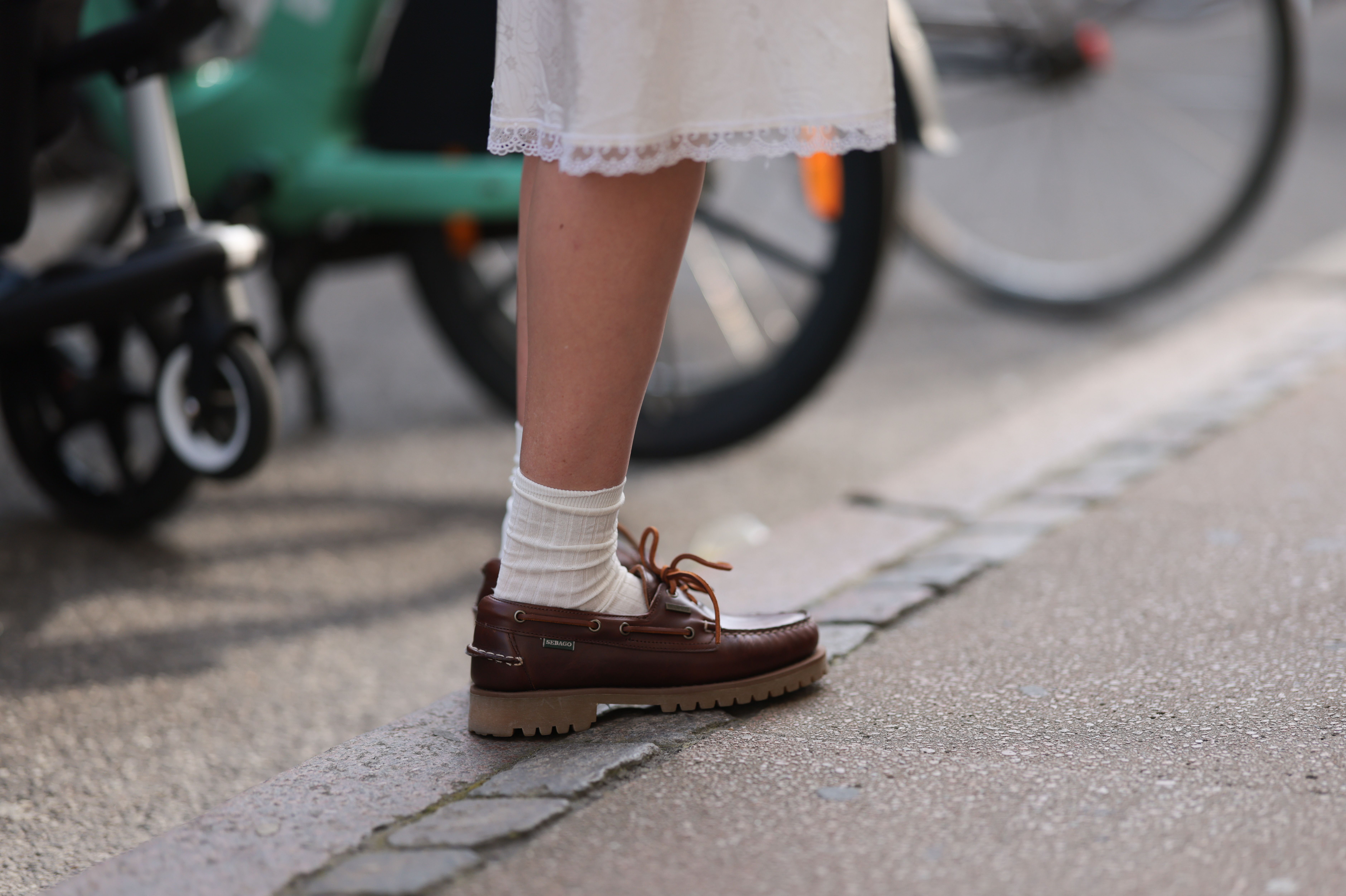 Boat shoes fashion in the fall