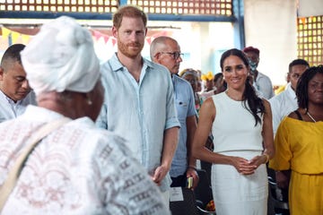 cartagena, colombia august 17 prince harry, duke of sussex and meghan, duchess of sussex at san basilio de palenque during the duke and duchess of sussex colombia visit on august 17, 2024 in cartagena, colombia photo by eric charbonneauarchewell foundation via getty images