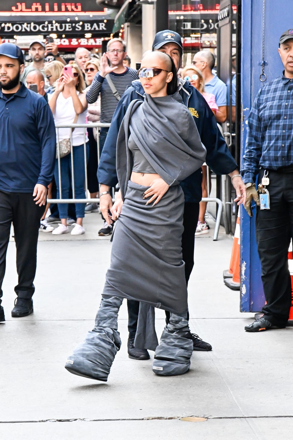 new york, new york august 21 fka twigs is seen outside good morning america on august 21, 2024 in new york city photo by raymond hallgc images