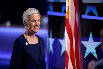 chicago, illinois august 21 former president of planned parenthood cecile richards departs after speaking on stage during the third day of the democratic national convention at the united center on august 21, 2024 in chicago, illinois delegates, politicians, and democratic party supporters are in chicago for the convention, concluding with current vice president kamala harris accepting her partys presidential nomination the dnc takes place from august 19 22 photo by kevin dietschgetty images