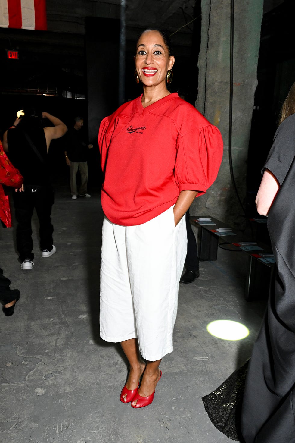 tracee ellis ross at willy chavarria rtw spring 2025 as part of new york ready to wear fashion week on september 6, 2024 in new york, new york photo by gilbert floreswwd via getty images