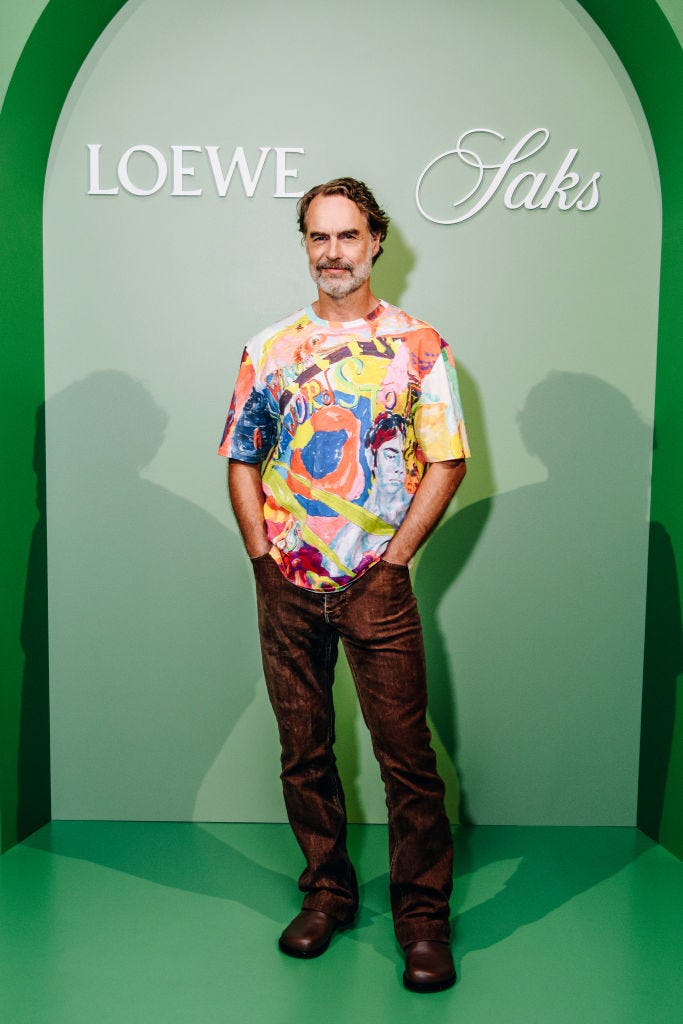 murray bartlett at the saks x loewe dinner during new york ready to wear fashion week on september 7, 2024 in new york, new york photo by nina westerveltwwd via getty images
