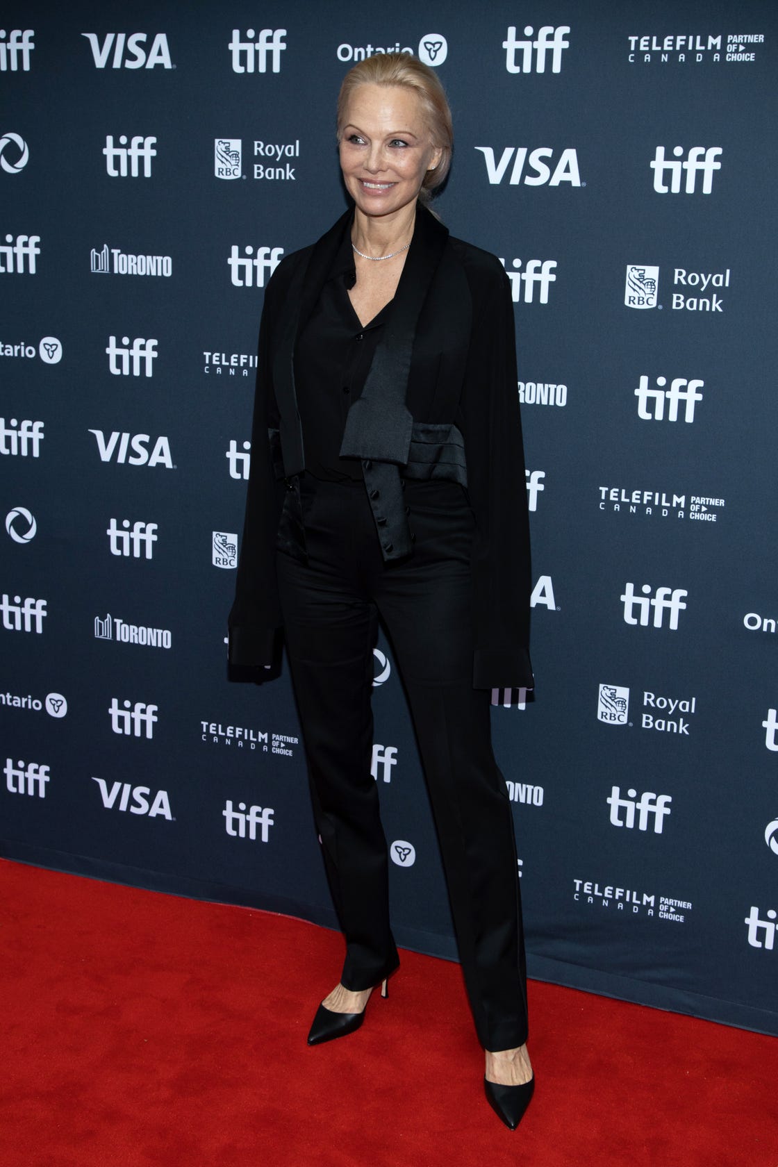 toronto, ontario september 06 pamela anderson attends the world premiere of the last showgirl during the toronto international film festival at the princess of wales theatre on september 06, 2024 in toronto, ontario photo by isaiah trickeyfilmmagic