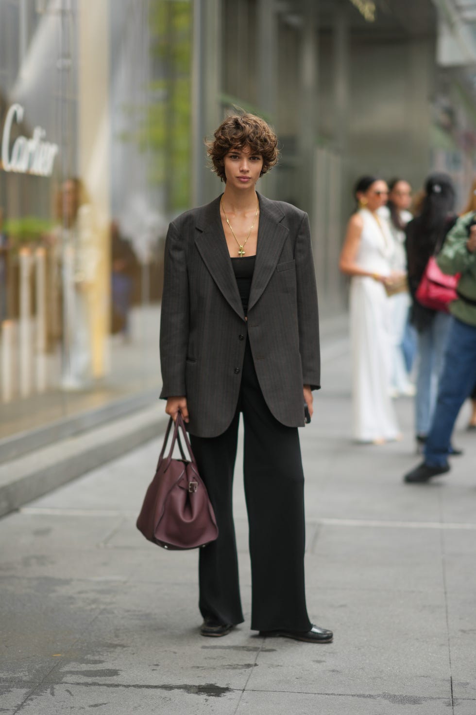 new york, new york september 07 mathilda gvarliani is seen at new york fashion week on september 07, 2024 in new york city photo by 305picsgc images