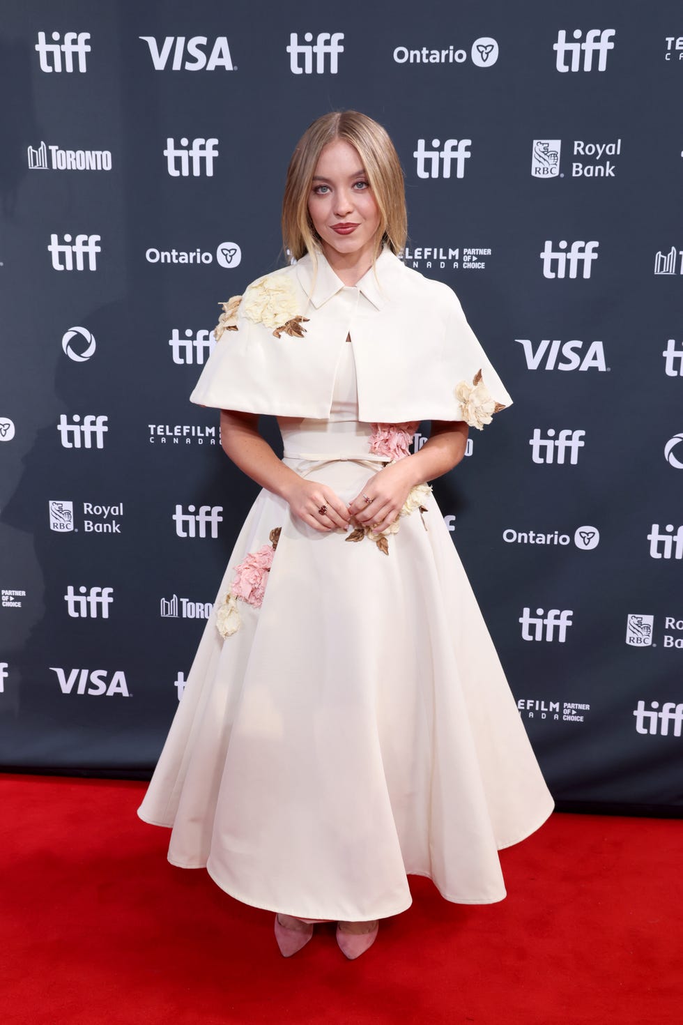 Toronto, Ontario, September 7. Sydney Sweeney attends the premiere of 