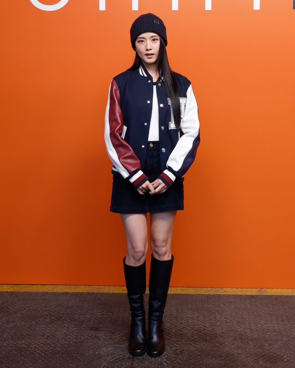 new york, new york september 08 jisoo attends the ss 2025 tommy hilfiger fashion show during new york fashion week at the mv john f kennedy in new york city photo by taylor hillgetty images