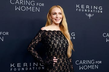 new york, new york september 09 lindsay lohan attends the 2024 kering for women dinner at the pool on september 09, 2024 in new york city photo by taylor hillfilmmagic