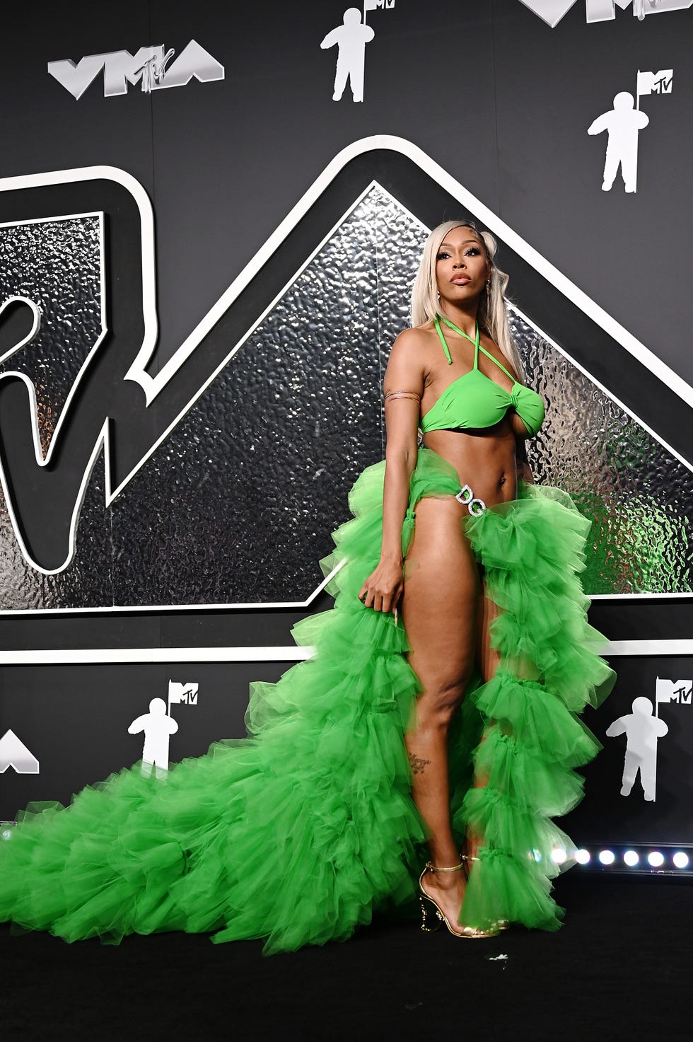 elmont, new york september 11 adizia bambi benson attends the 2024 mtv video music awards at ubs arena on september 11, 2024 in elmont, new york photo by valerie terranovafilmmagic