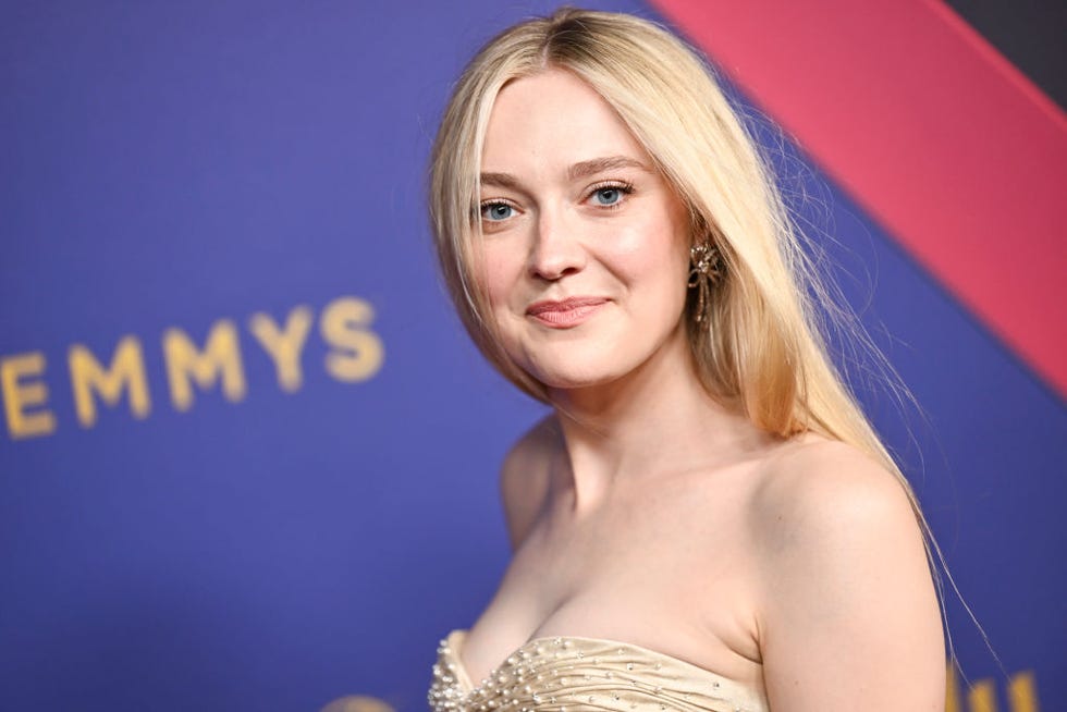 dakota fanning at the 76th primetime emmy awards held at peacock theater on september 15, 2024 in los angeles, california. (photo by michael buckner/variety via getty images)