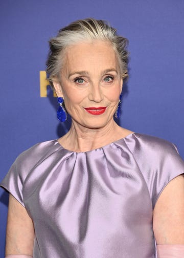 kristin scott thomas at the 76th primetime emmy awards held at peacock theater on september 15, 2024 in los angeles, california photo by michael bucknervariety via getty images