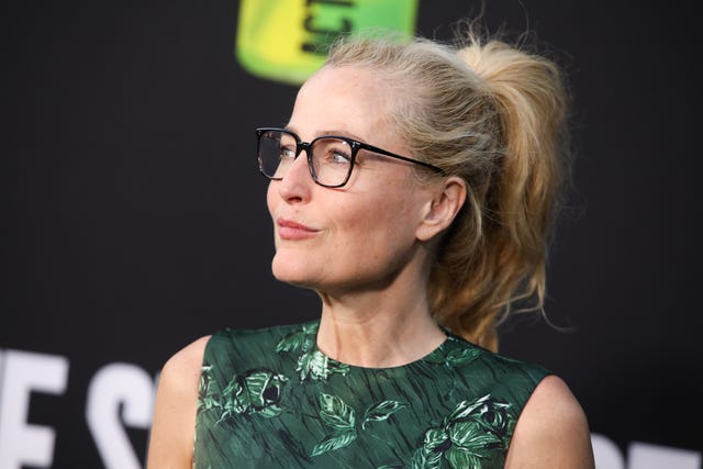 gillian anderson at the los angeles premiere of held at the directors guild of america theater on september 16, 2024 in los angeles, california photo by chad salvadorvariety via getty images
