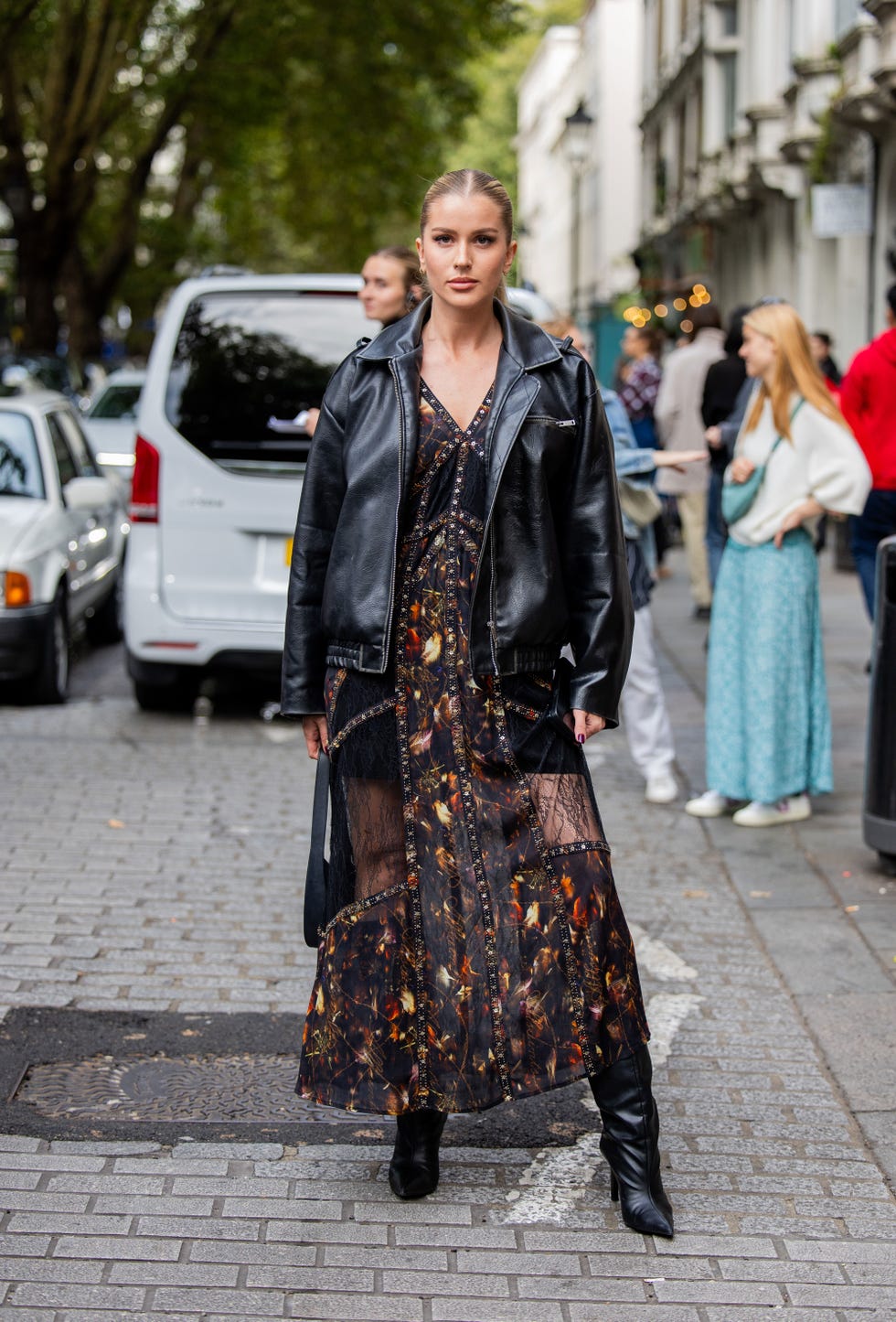 black boho outfit