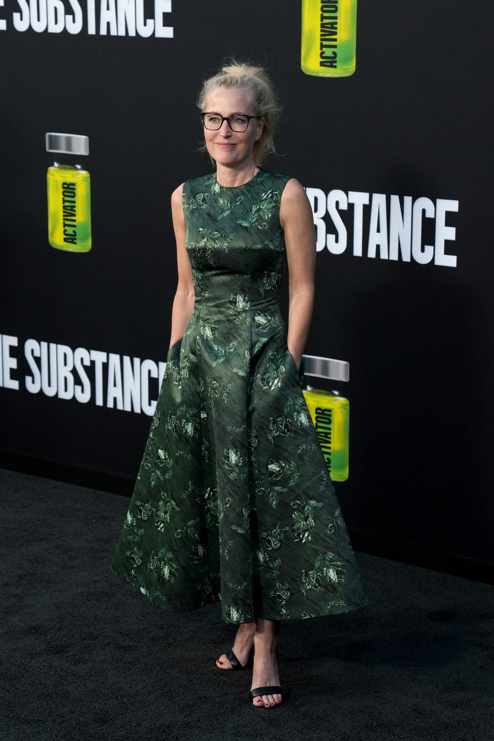 los angeles, california september 16 gillian anderson attends the los angeles premiere of the substance at directors guild of america on september 16, 2024 in los angeles, california photo by lila seeleyfilmmagic