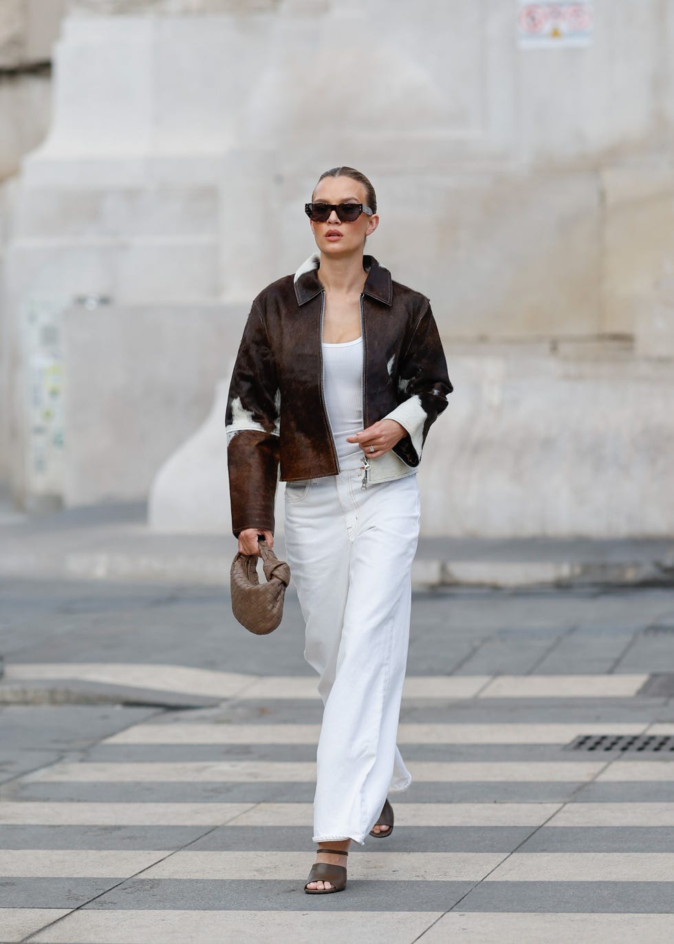 milan, italy september 17 josephine skriver is seen on september 17, 2024 in milan, italy photo by rachpootbauer griffingc images